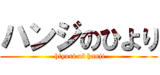 ハンジのひより ( hiyori of hanji)