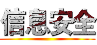 信息安全 ()