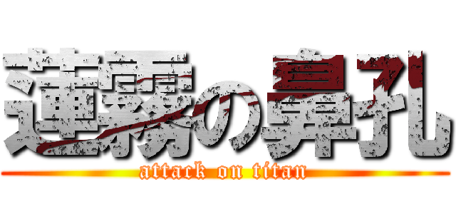 蓮霧の鼻孔 (attack on titan)