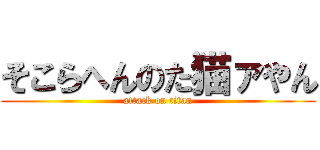 そこらへんのた猫ァやん (attack on titan)