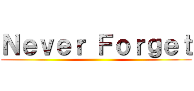 Ｎｅｖｅｒ Ｆｏｒｇｅｔ ()