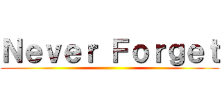 Ｎｅｖｅｒ Ｆｏｒｇｅｔ ()