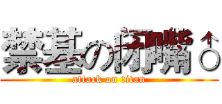 禁基の闭嘴♂ (attack on titan)