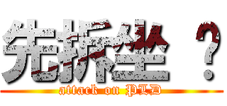 先拆坐 墊 (attack on PLD)