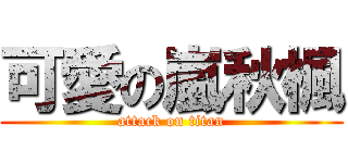 可愛の嵐秋楓 (attack on titan)