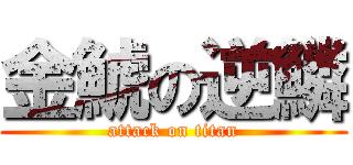 金鯱の逆鱗 (attack on titan)