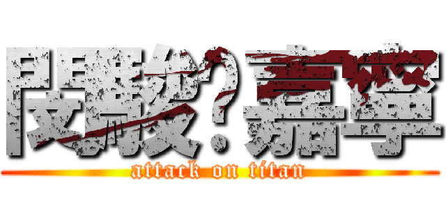 閔駿♥嘉寧 (attack on titan)