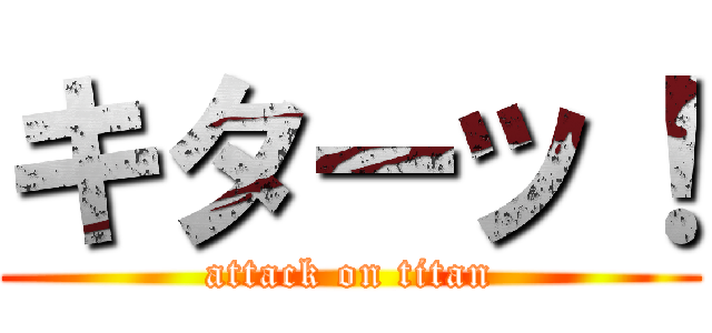 キターッ！ (attack on titan)