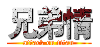 兄弟情 (attack on titan)