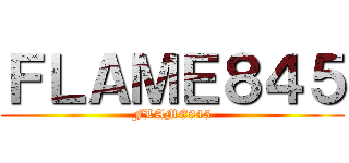 ＦＬＡＭＥ８４５ (FLAME845)