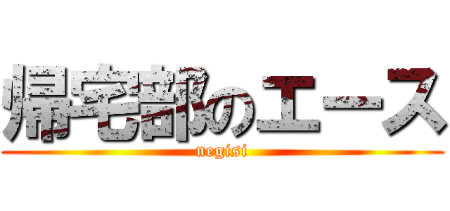 帰宅部のエース (negisi)