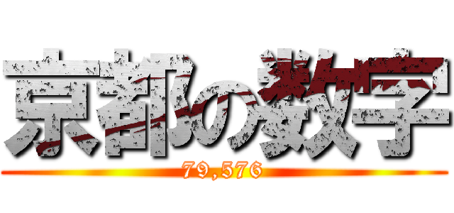 京都の数字 (79,576)