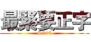 最緊要正字 (SG3C)
