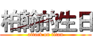 柏翰的生日 (attack on titan)