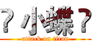 ஐ 小蝶 ஐ (attack on titan)