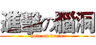 進擊の腦洞 (hole on brain)