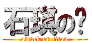 石琪の铖 (attack on titan)