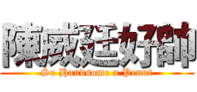 陳威廷好帥 (So Handsome a Penut)