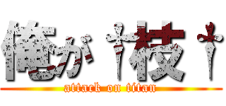 俺が†枝† (attack on titan)