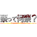 蔡って何蔡？ (Dozaki no Ginan)