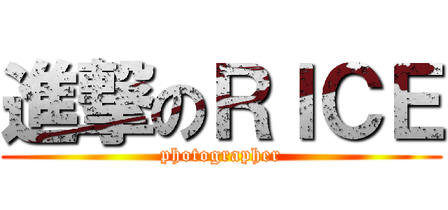 進撃のＲＩＣＥ (photographer)