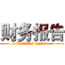 财务报告 (financial report)