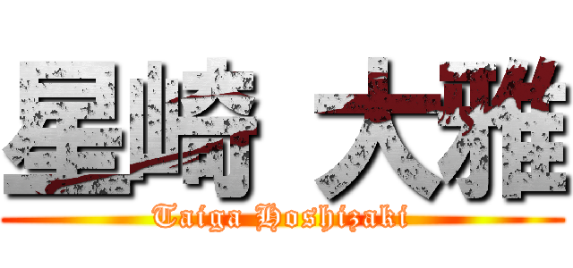 星崎 大雅 (Taiga Hoshizaki)