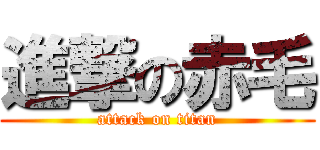 進撃の赤毛 (attack on titan)