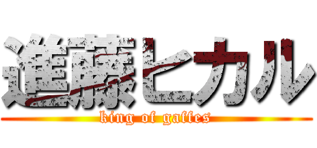 進藤ヒカル (king of gaffes)