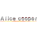 Ａｌｉｃｅ ｃｏｏｐｅｒ (attack on titan)