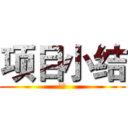 项目小结 (方法)