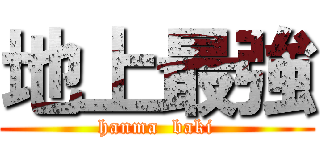 地上最強 (hanma  baki)