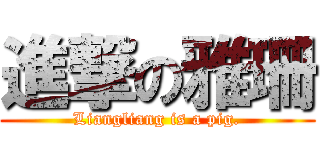 進撃の雅珊 (Liangliang is a pig.)
