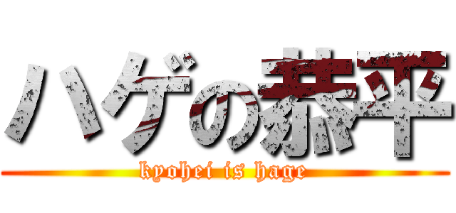 ハゲの恭平 (kyohei is hage)