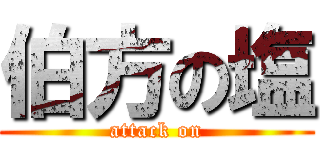 伯方の塩 (attack on)