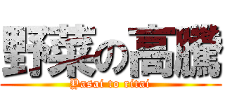 野菜の高騰 (Yasai to ritai)