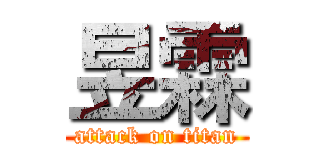 昱霖 (attack on titan)