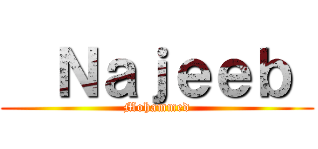   Ｎａｊｅｅｂ  (Mohammed)