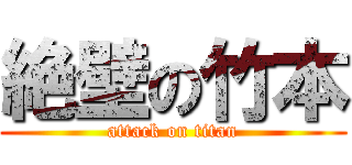 絶壁の竹本 (attack on titan)
