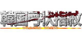 韓国弓状指紋 (TUNGUS  TRIBE)