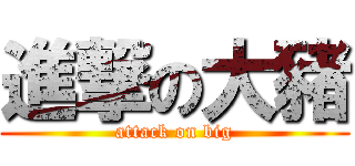 進撃の大豬 (attack on big)