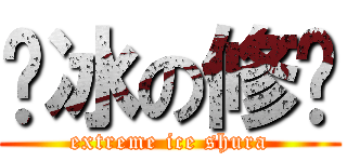 极冰の修罗 (extreme ice shura)