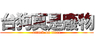 台狗真是廢物 (attack on titan)