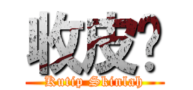 收皮啦 (Kutip Skinlah)