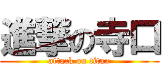 進撃の寺口 (attack on titan)