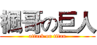 楓哥の巨人 (attack on titan)