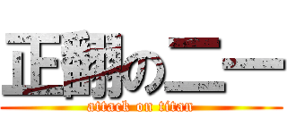 正翻の二一 (attack on titan)
