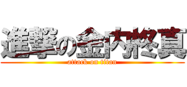 進撃の金内柊真 (attack on titan)