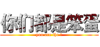 你们都是笨蛋 (you are the ⑨)