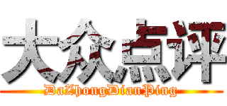 大众点评 (DaZhongDianPing)